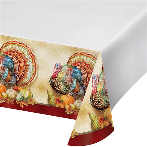 plastic thanksgiving tablecloth